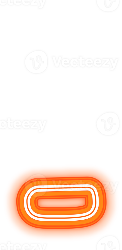Neon Orange Stripe Symbol png