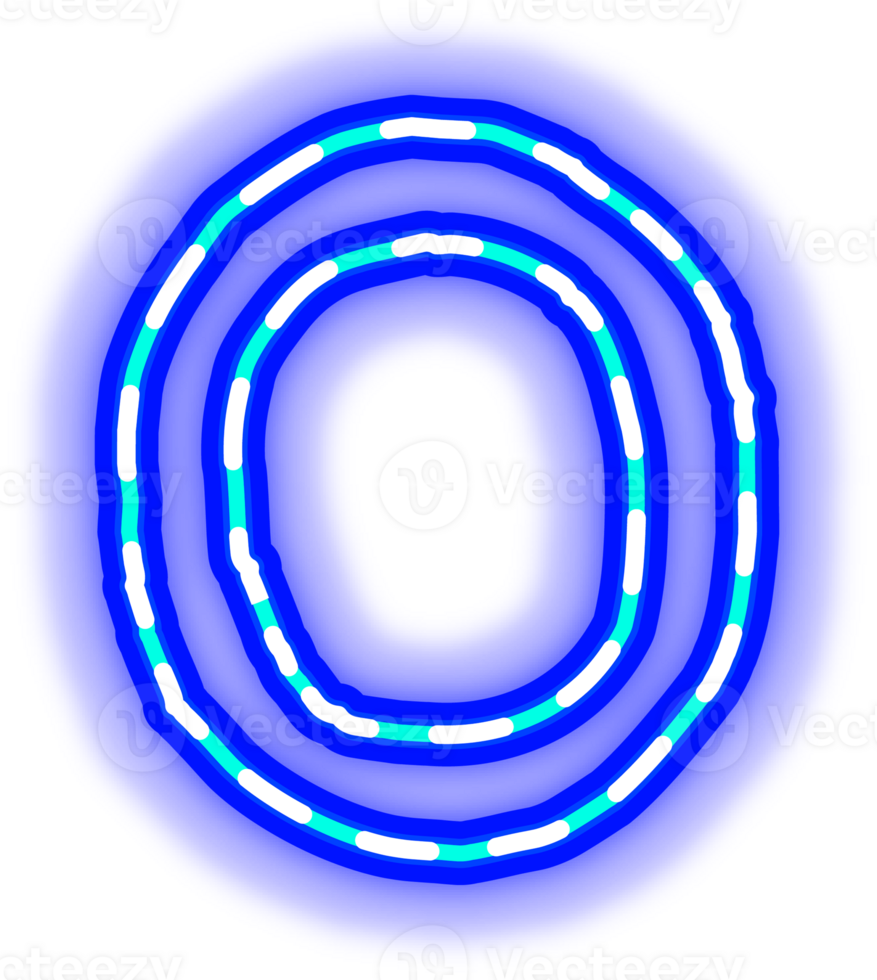 a blue and white circle with a light in the middle png