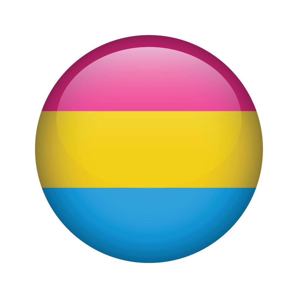 LGBTQ country round icon flag illustration vector