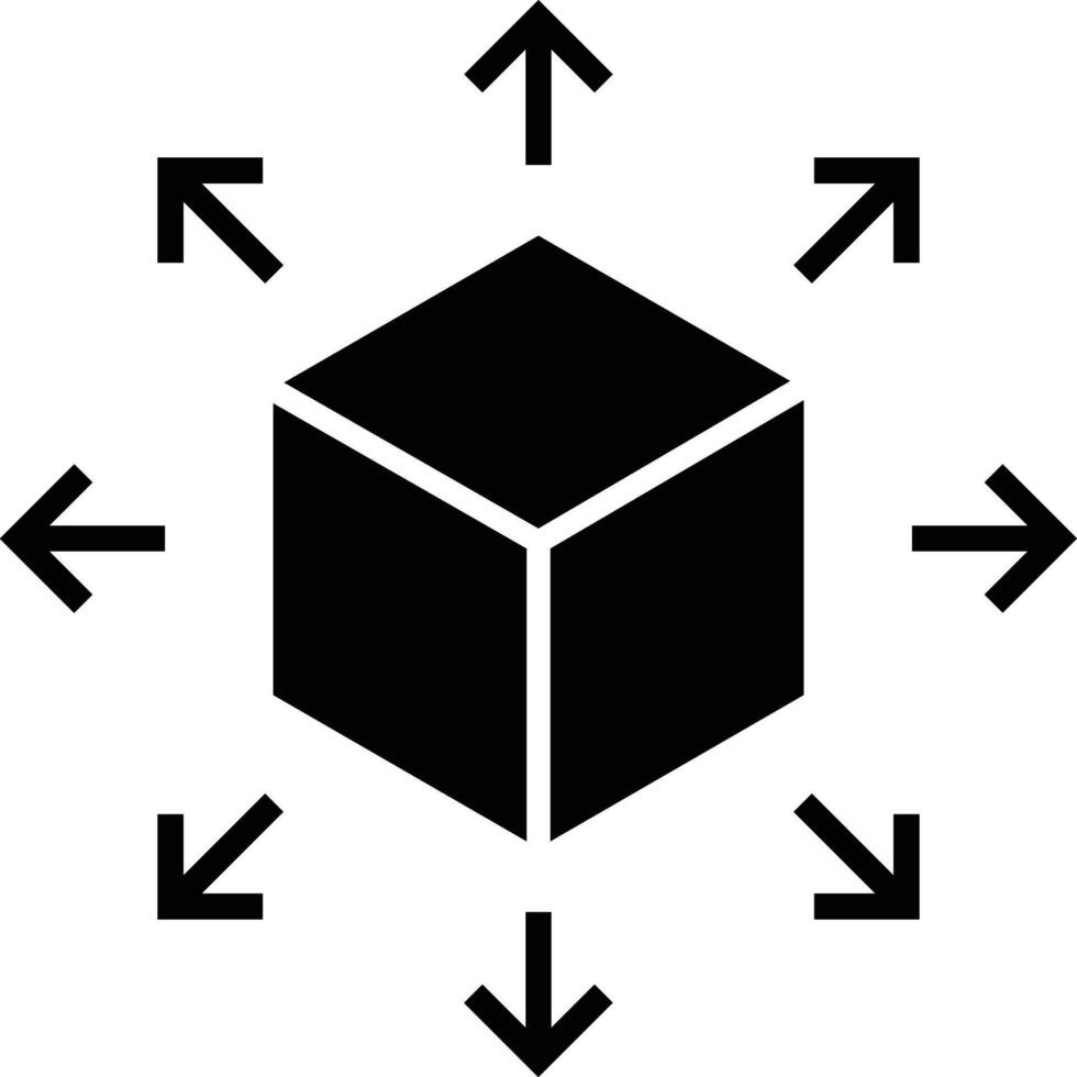 Product, Data Distribution Icon Symbol vector