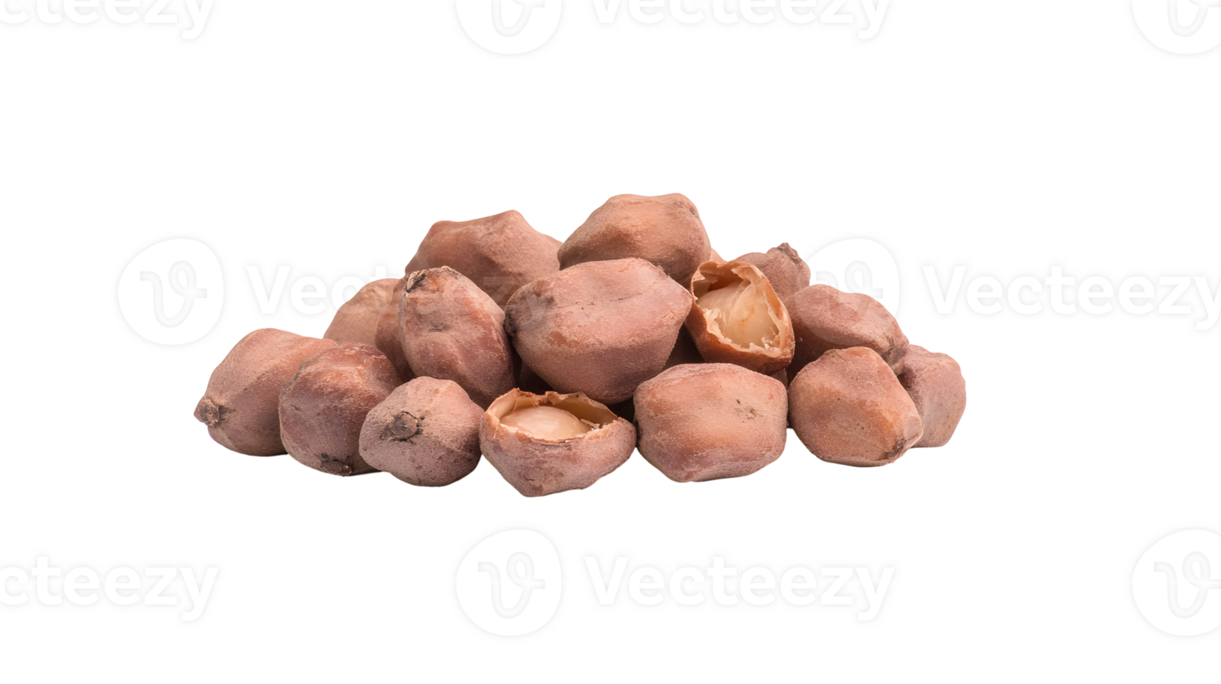 Tamarind pods composition with one pod broken open revealing its pulp and seeds inside png