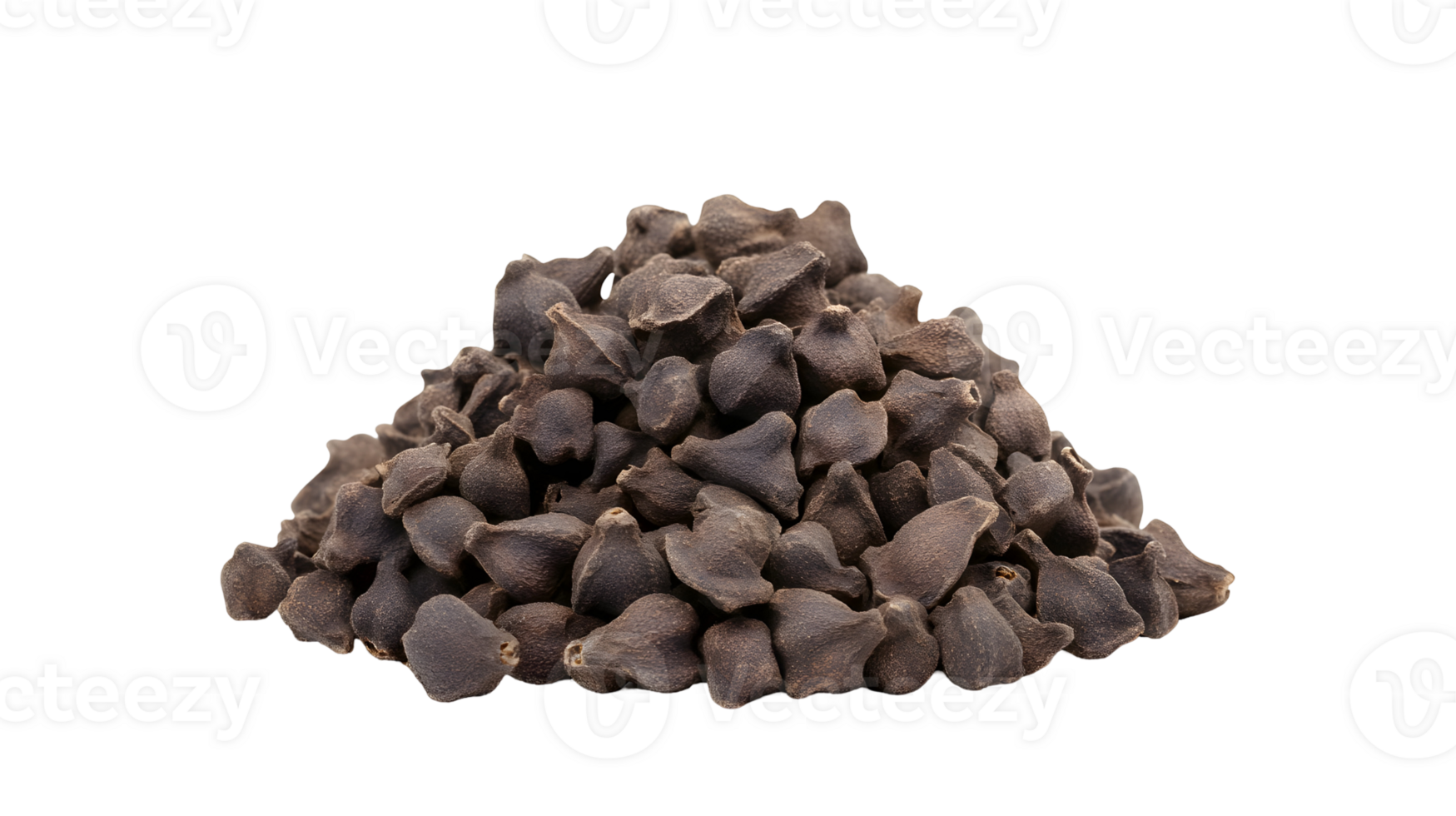 Close up Shot of Stacked Clover Buds Showing Detailed Texture and Natural Patterns png