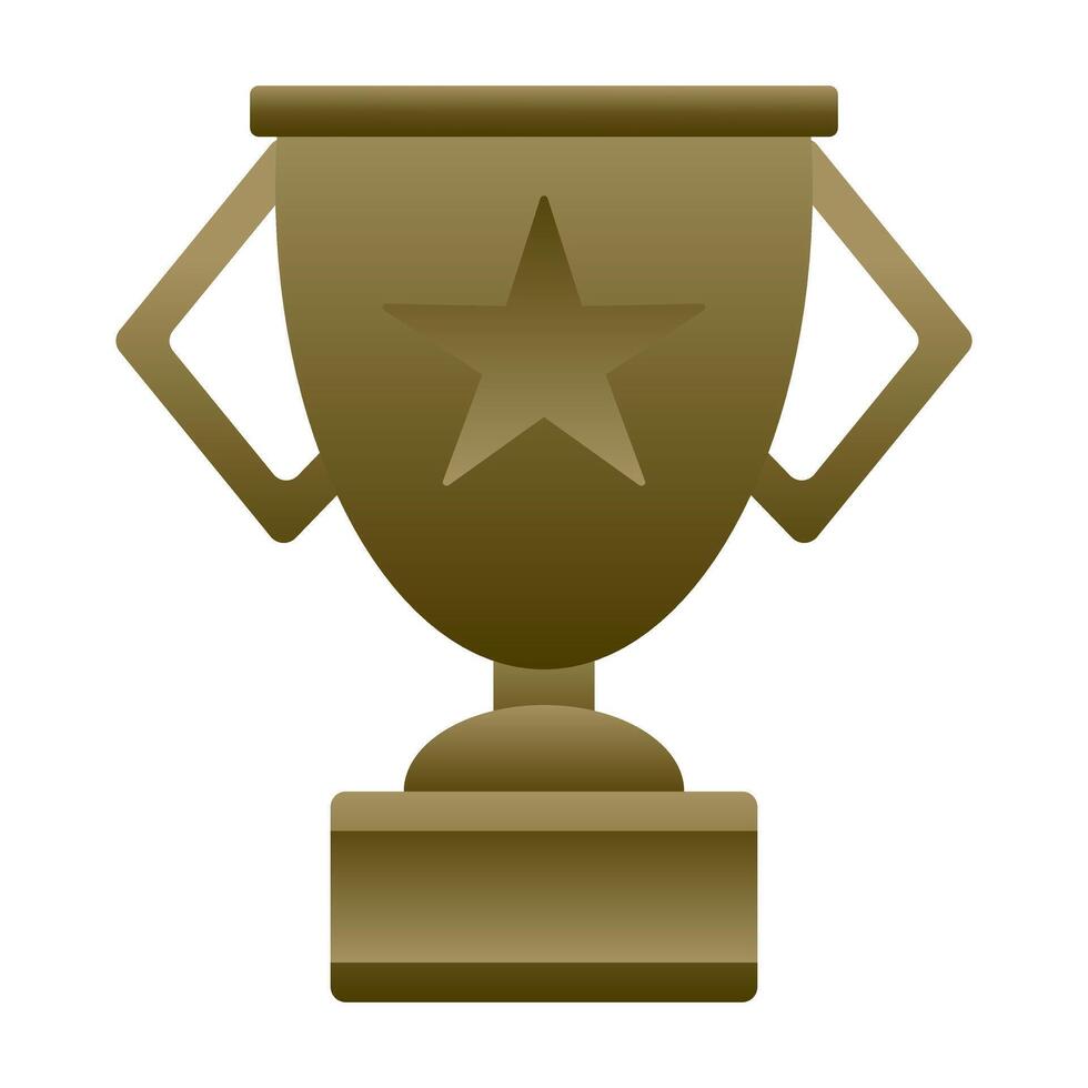 Triumph in Gold A Symbol of Success vector