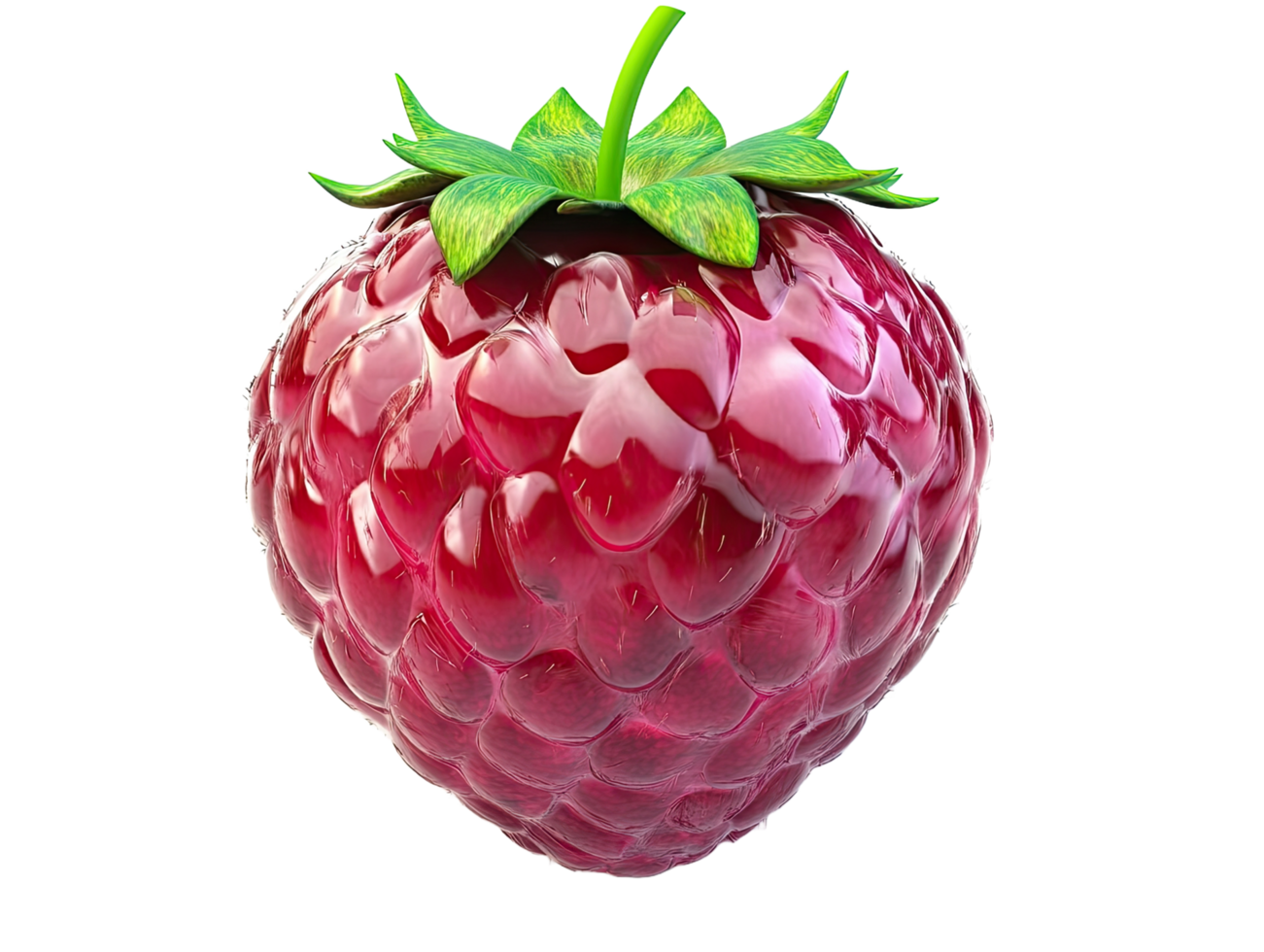 Raspberry 3D render png