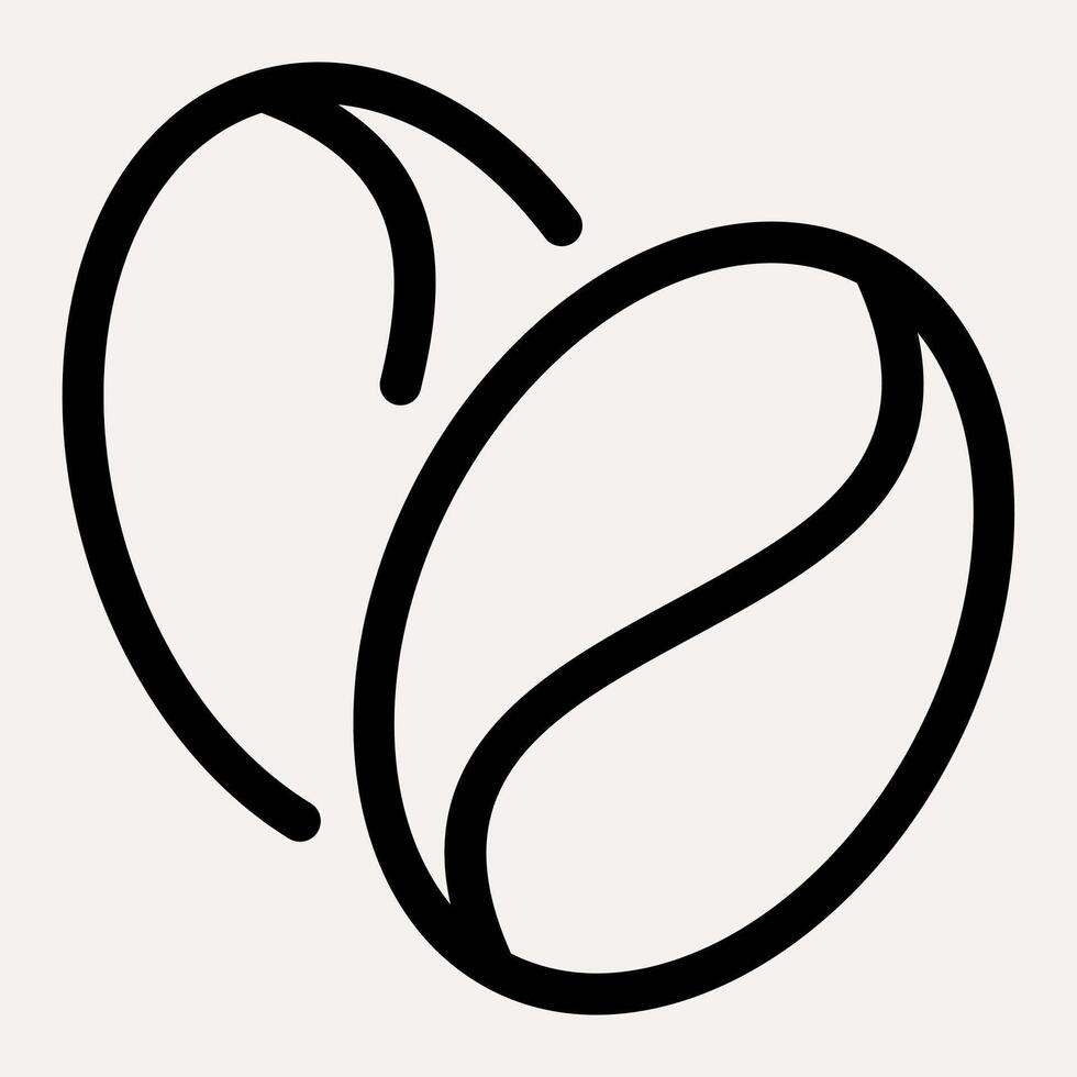Coffee bean quality icon vector