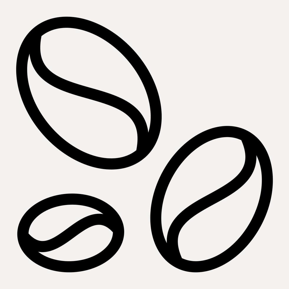 Coffee Bean icon vector