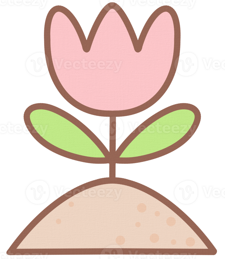 World Earth Day plant a Tulip png