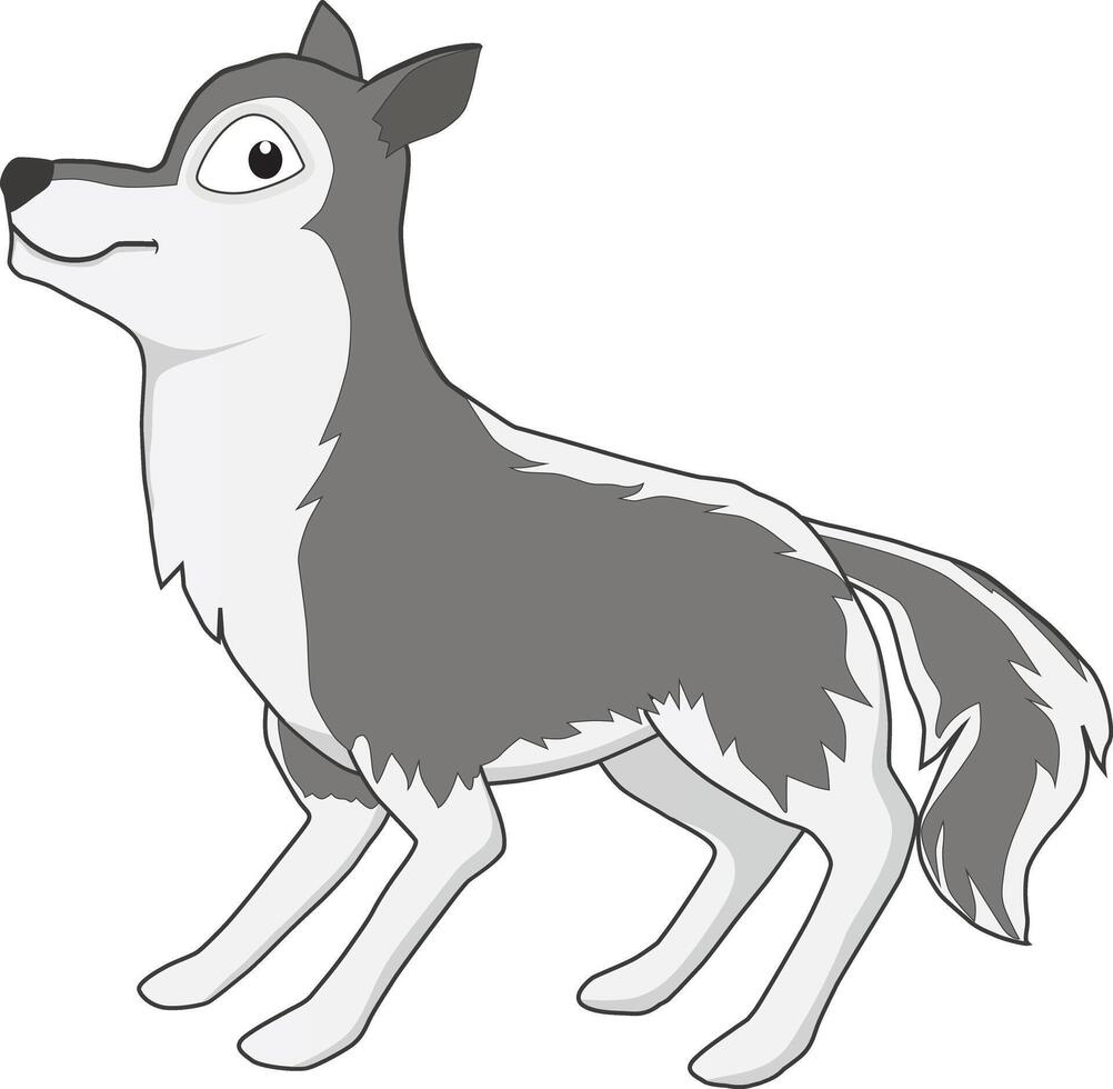 Cartoon of a funny dog vector