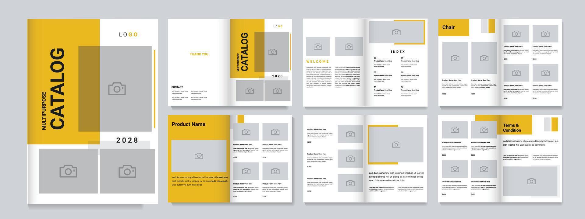 Product Catalog Layout, Multipurpose or Furniture decoration catalog vector