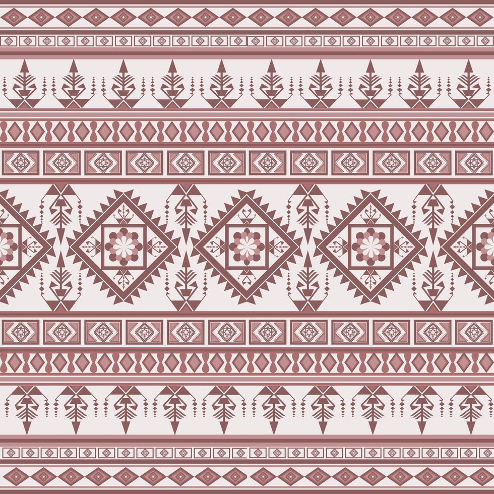 Retro Monochrome Ethnic pattern. vector