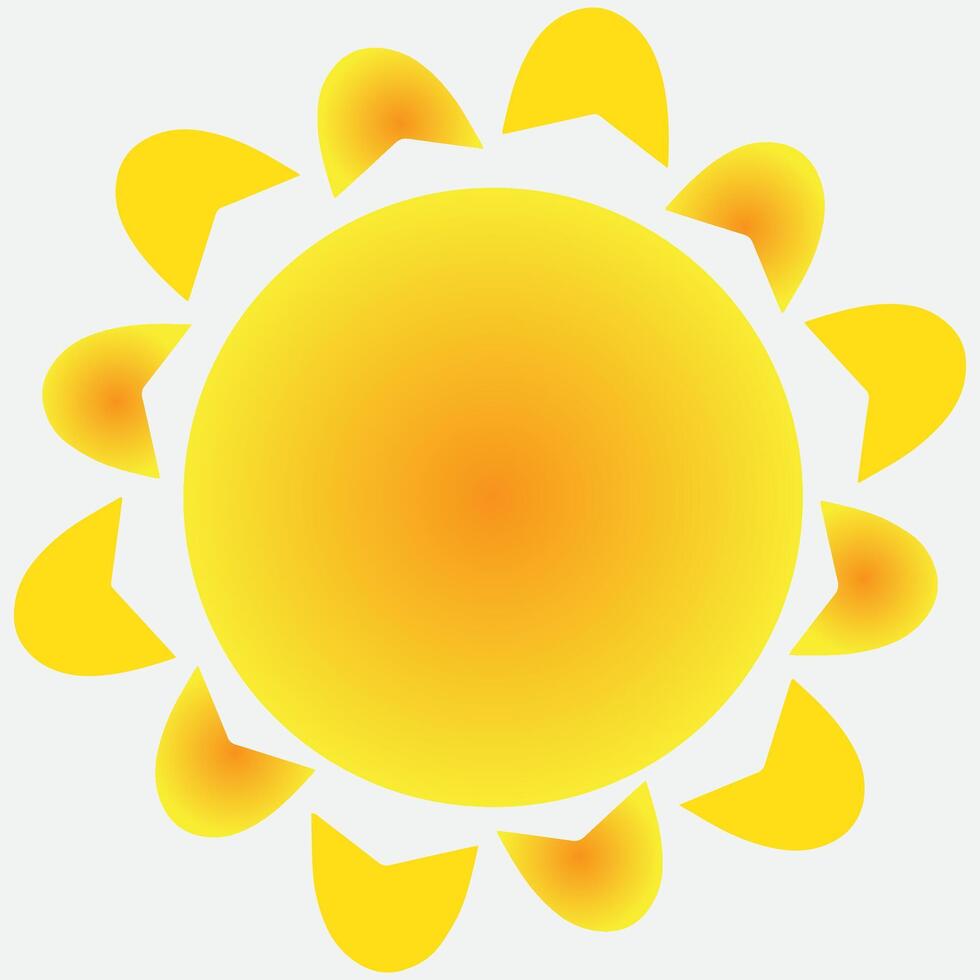 yellow sun pattern sketch illustration vector