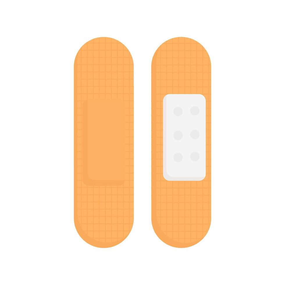 First Aid Medical Plaster Bandage Illustration vector
