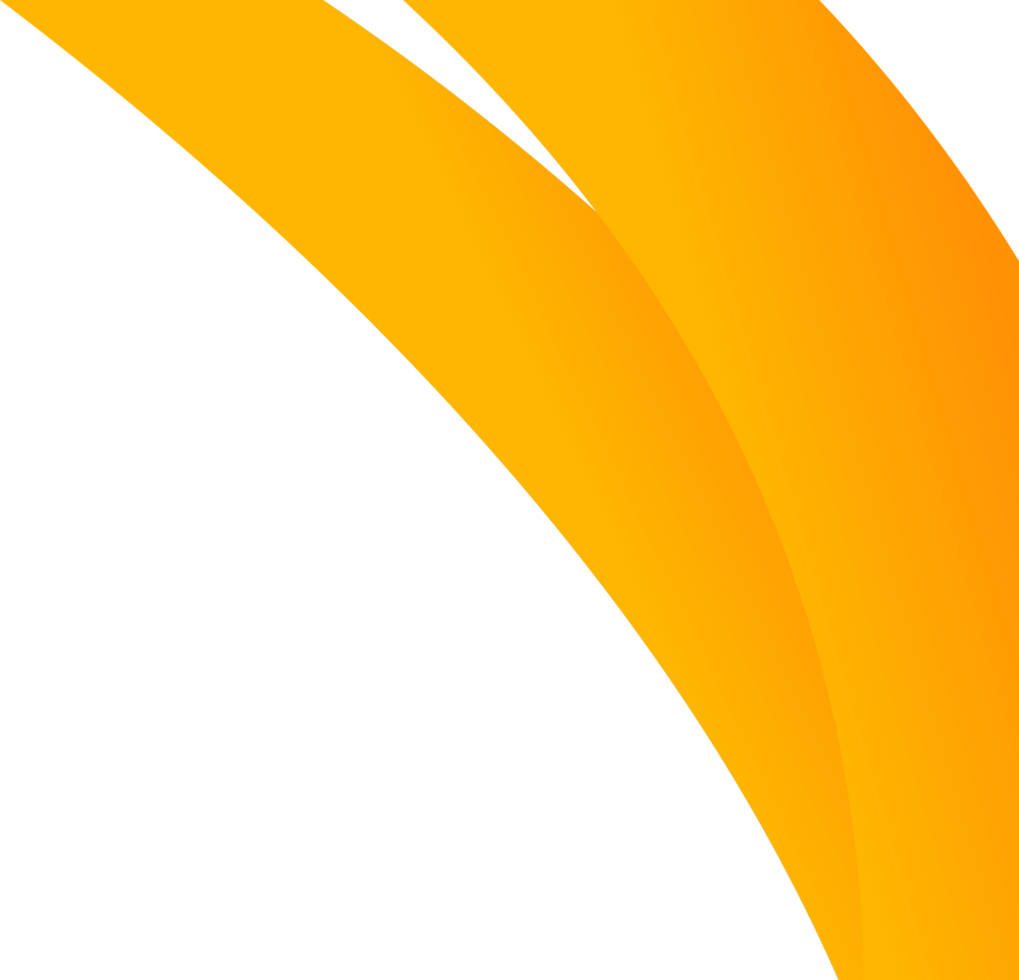 Two yellow curved lines ideal for graphic design, web design, banners, and abstract artistic projects png