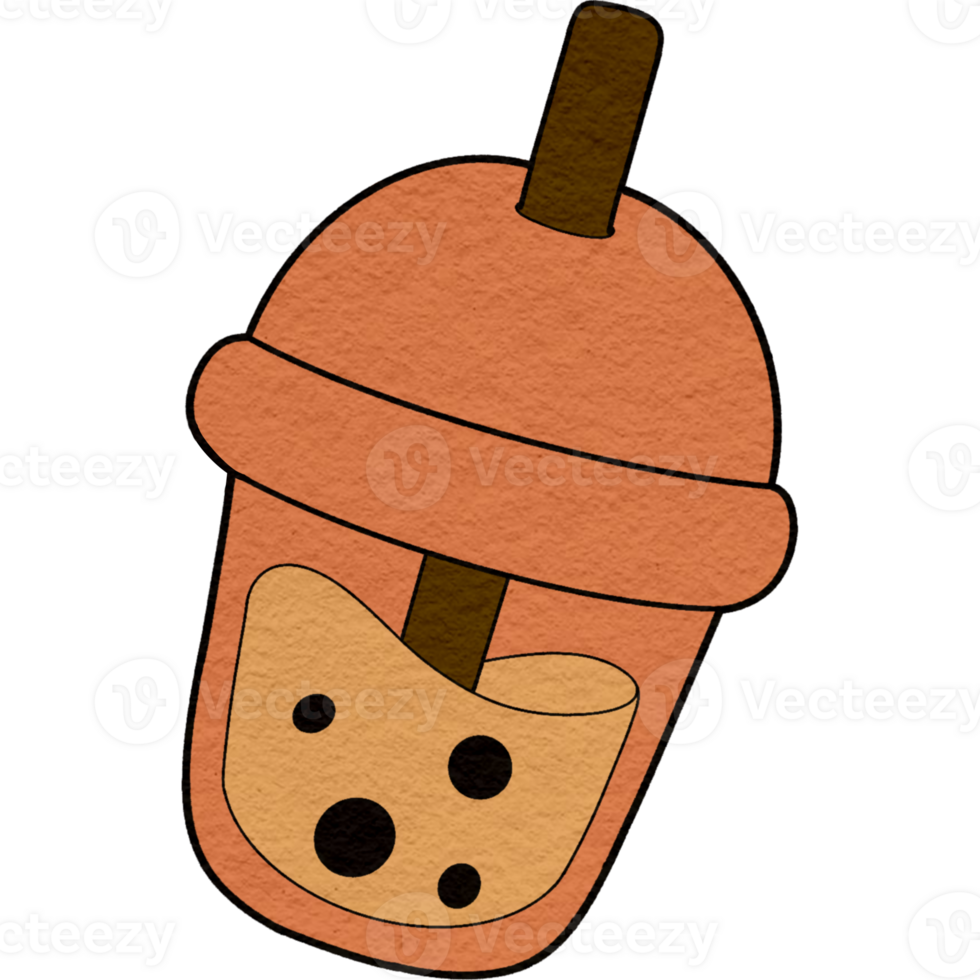 Cute bubble tea png