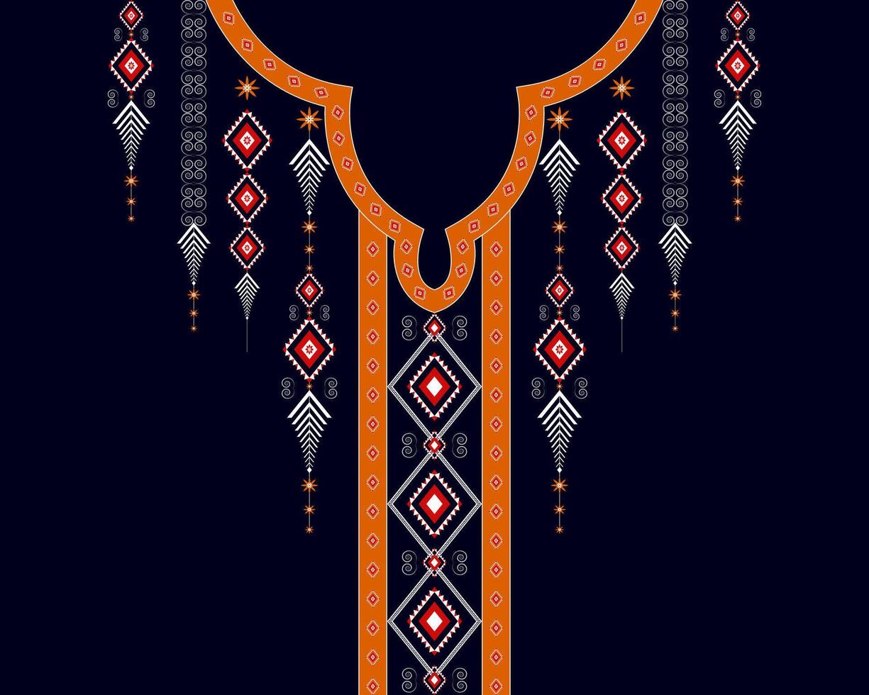 Geometric ethnic oriental pattern traditional. vector