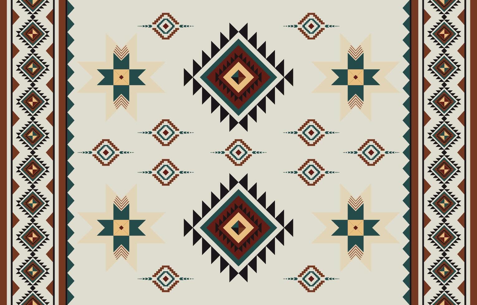 Navajo tribal seamless pattern. Native anmericn ornament vector