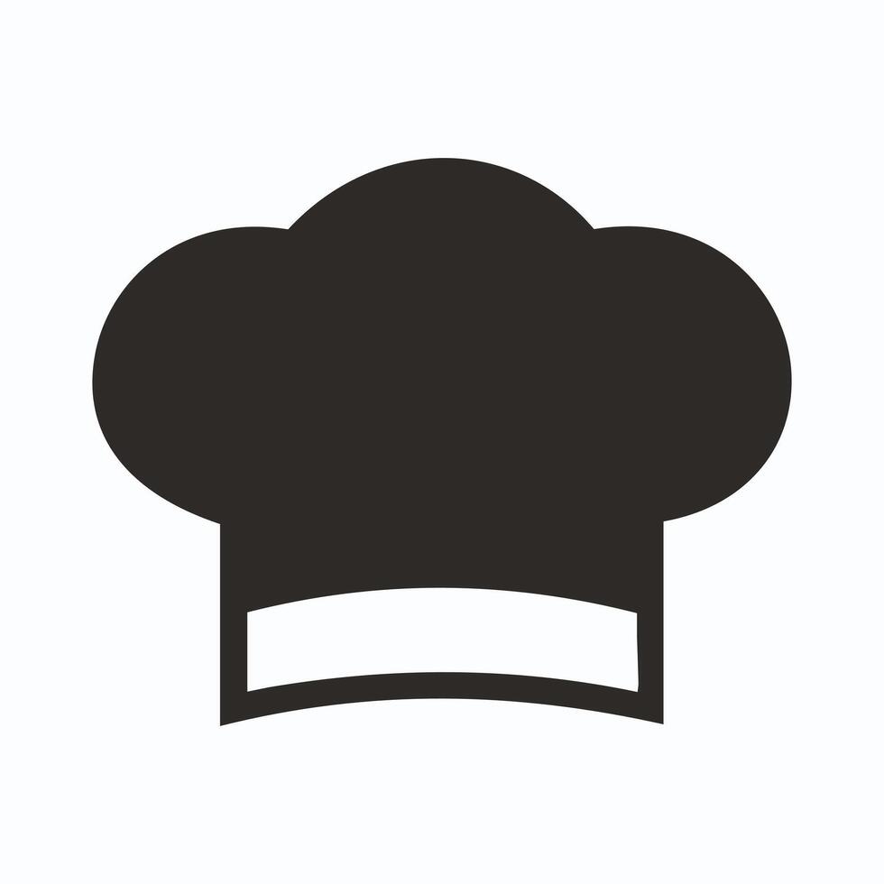 Chef Hat Icon - Cooking and Culinary Symbol vector