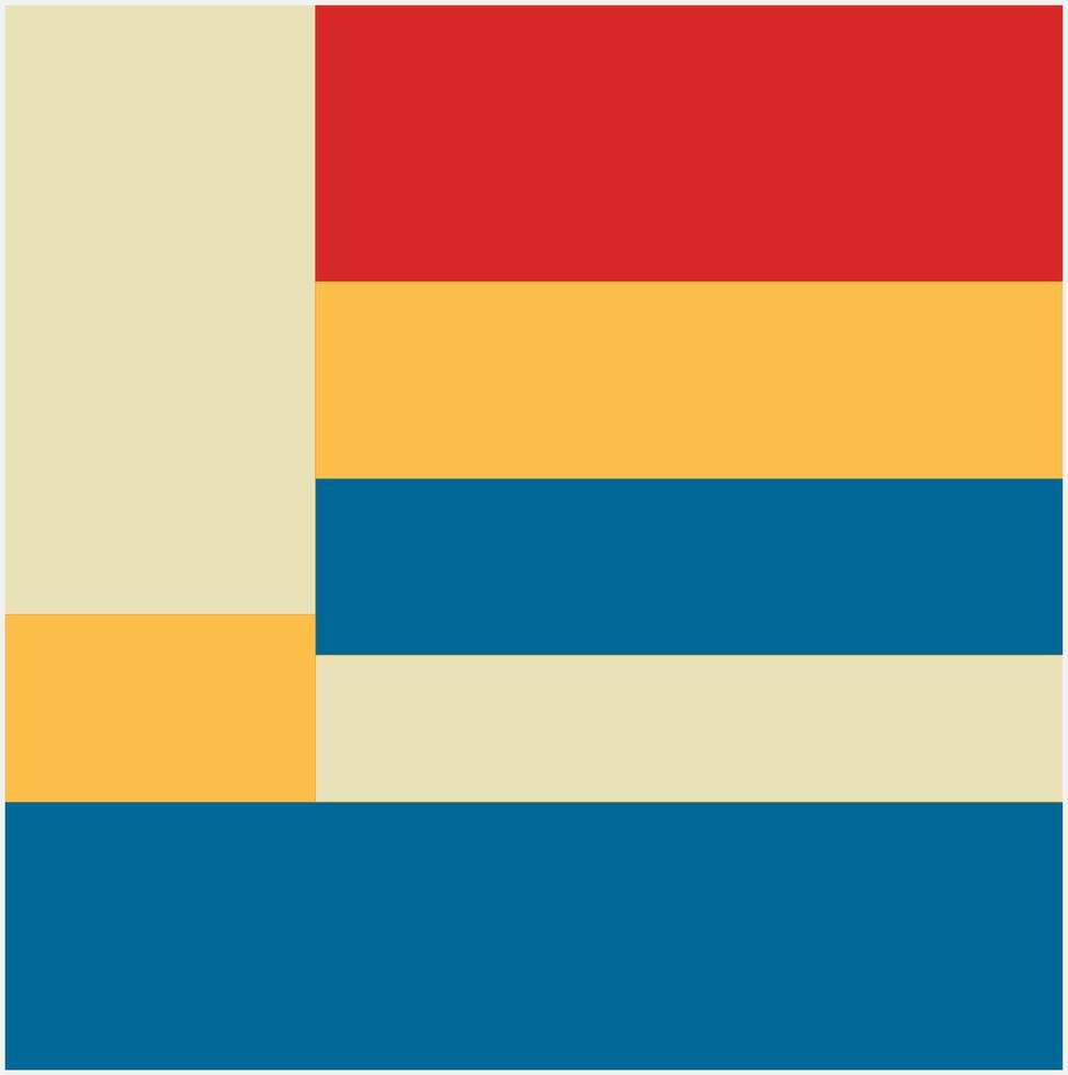 Bauhaus Style Illustration The Balance of Art and Design vector