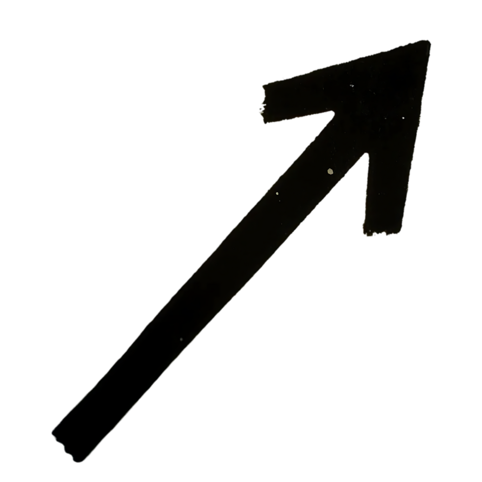 Dark Arrow Upward Trend Graphic Design png