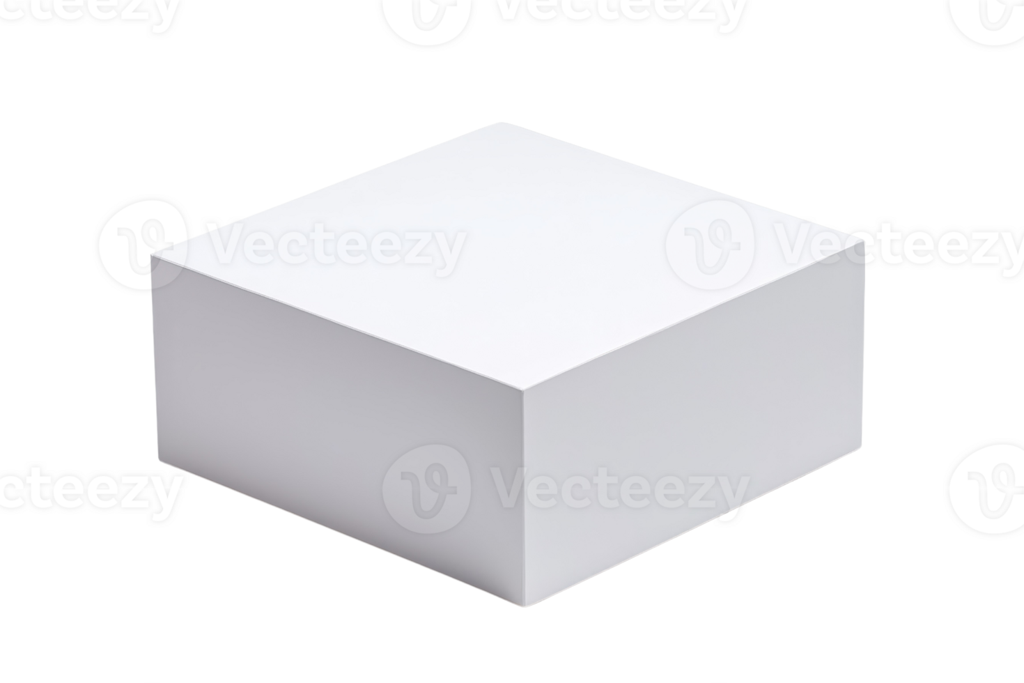 simple white cube on transparency background, ideal for product display or branding. Its clean lines and minimalistic design evoke sense of modernity and elegance png