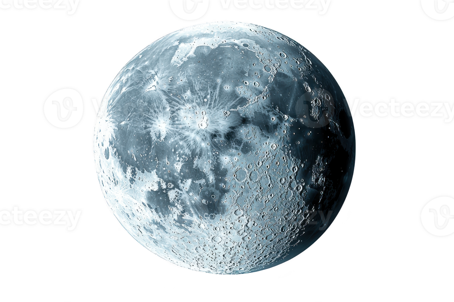 A full moon shines brightly in night sky, showcasing its craters and surface details, evoking sense of wonder and tranquility png
