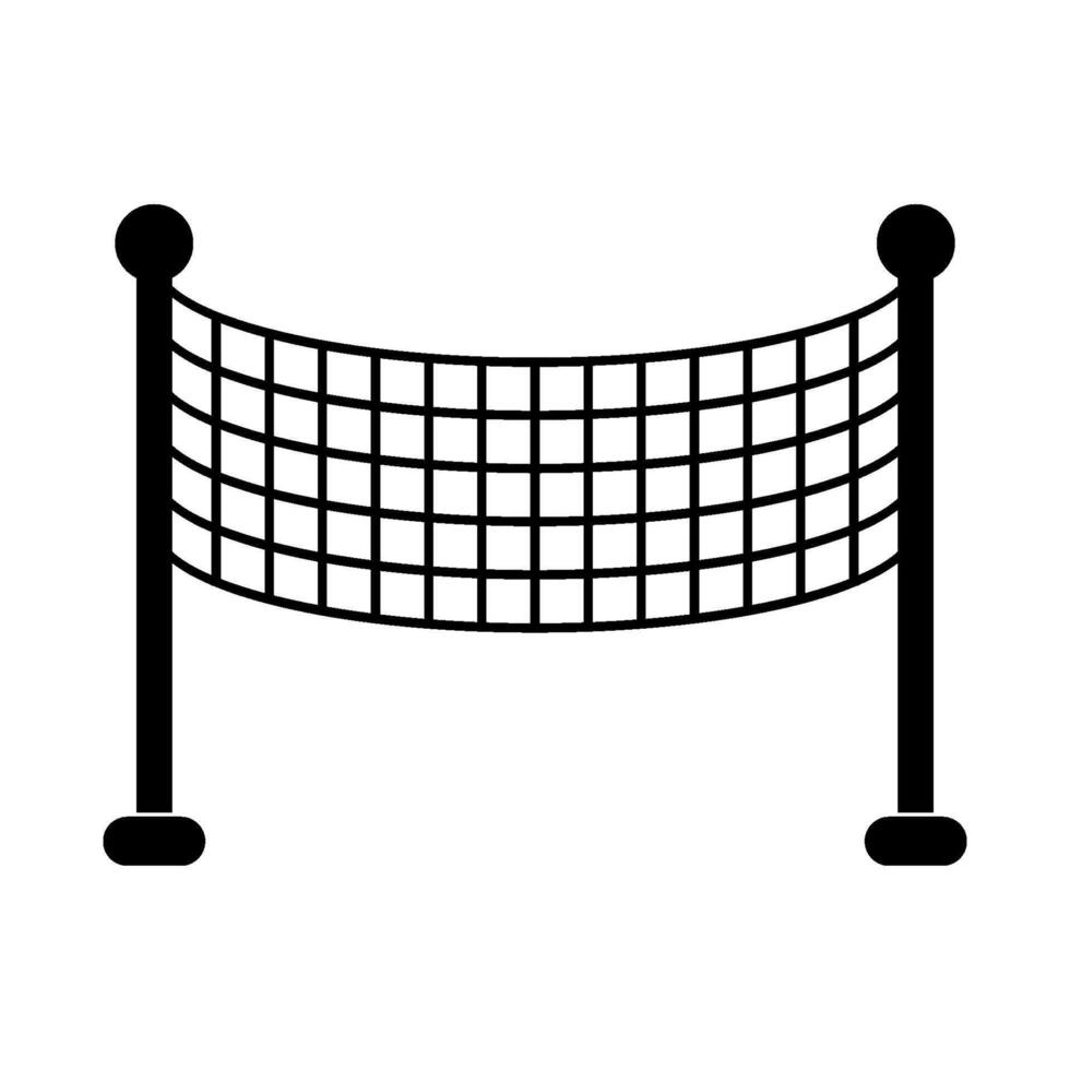 badminton net illustration design vector