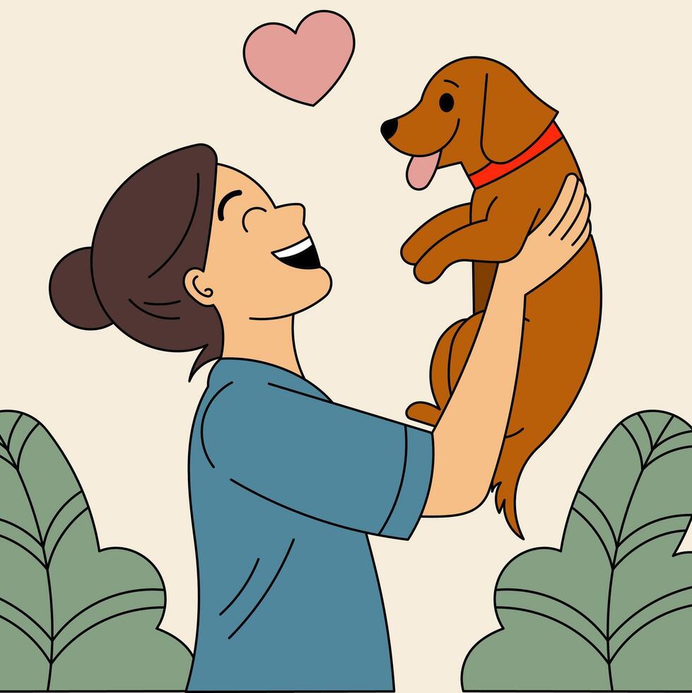 international pet day with animals vector