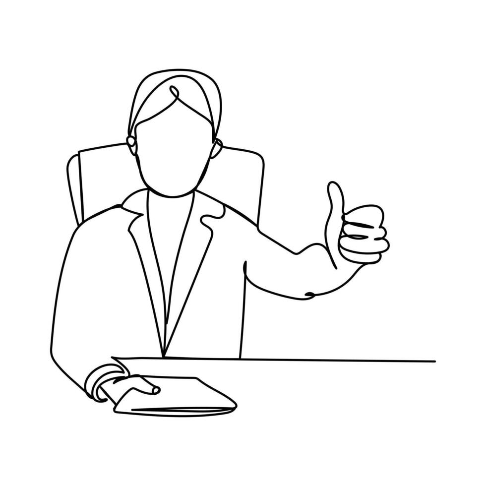 Continuous Line Drawing of Employee Appreciation Day Concept design symbol logo Illustration vector