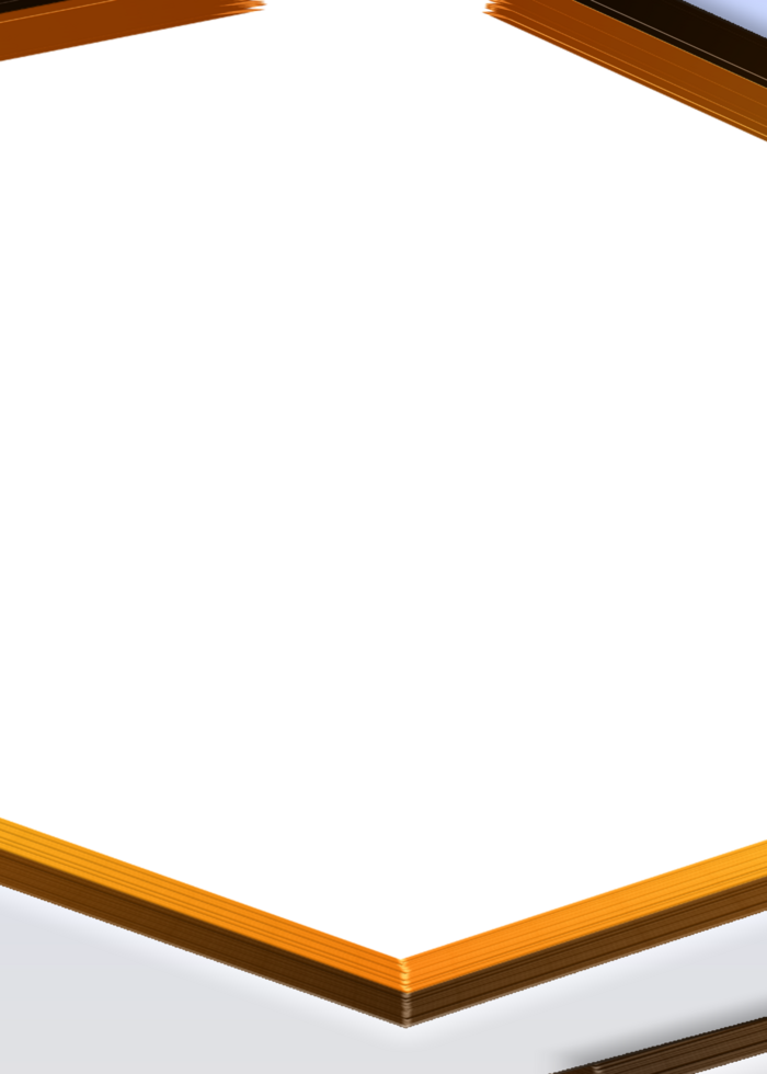 hexagon frame with transparent background png
