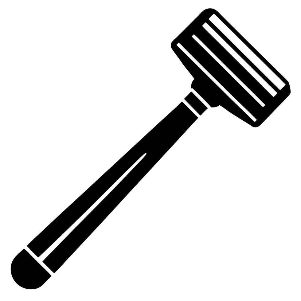silhouette illustration of Razors vector