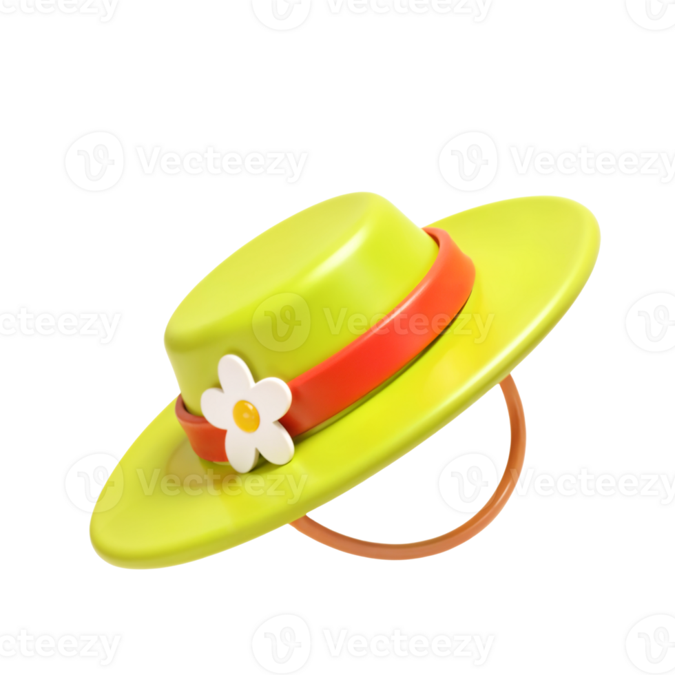 Colorful Party Hat with Daisy Arrangement for Events png