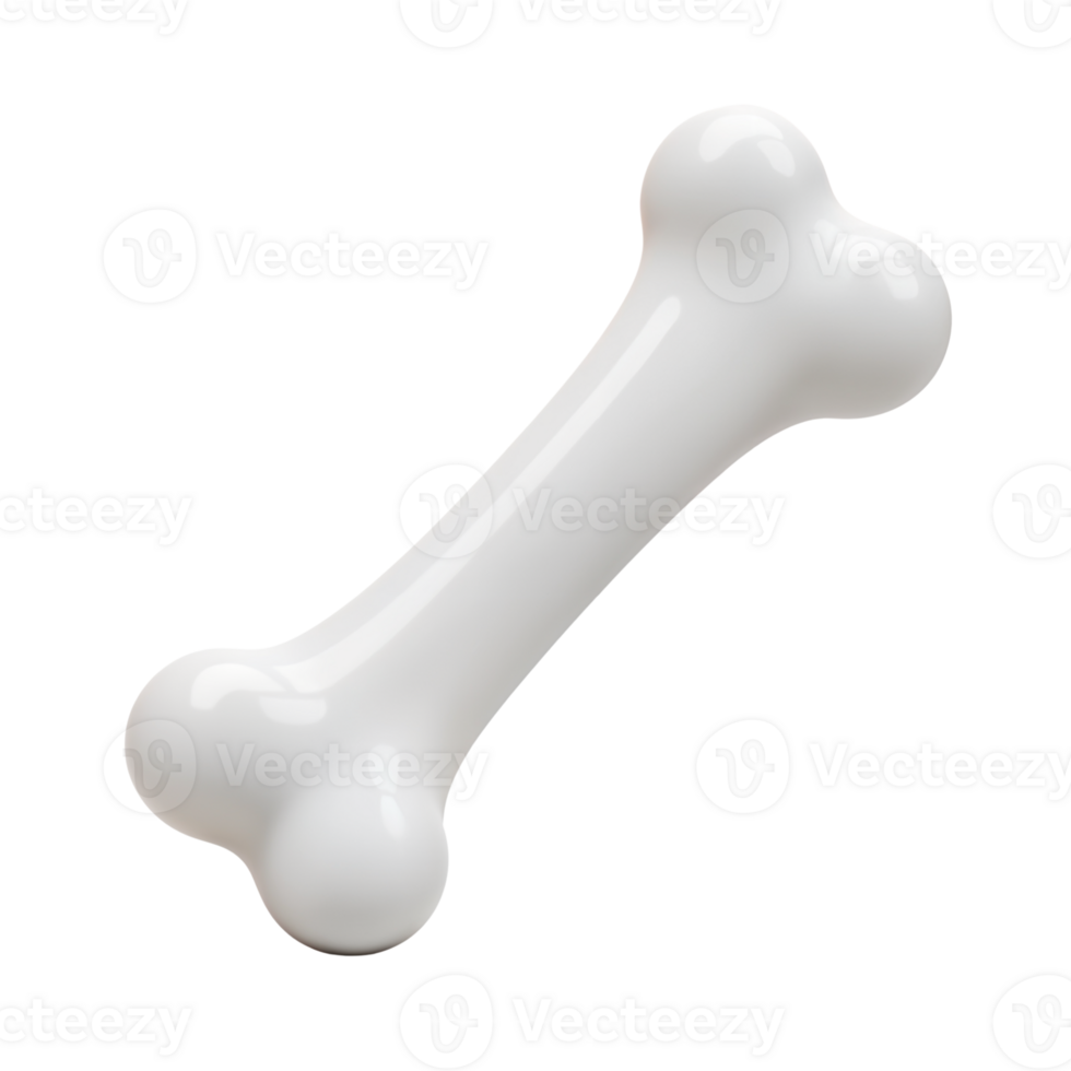 Realistic White Bone for Pets and Dog Lovers png
