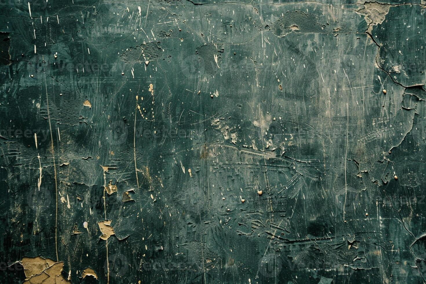 Dark textured abstract background with metallic gold speckles and rough, scratched surface. Moody, artistic element. photo