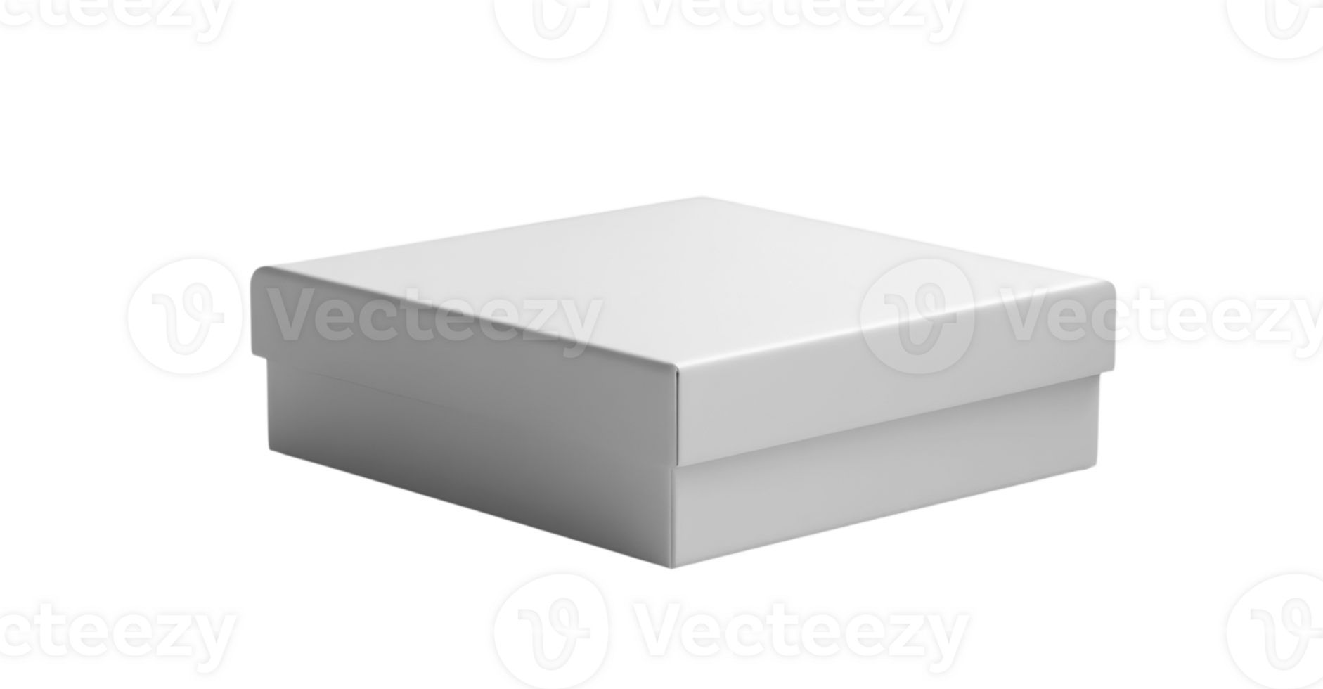 White gift box with smooth surface, perfect for any occasion png
