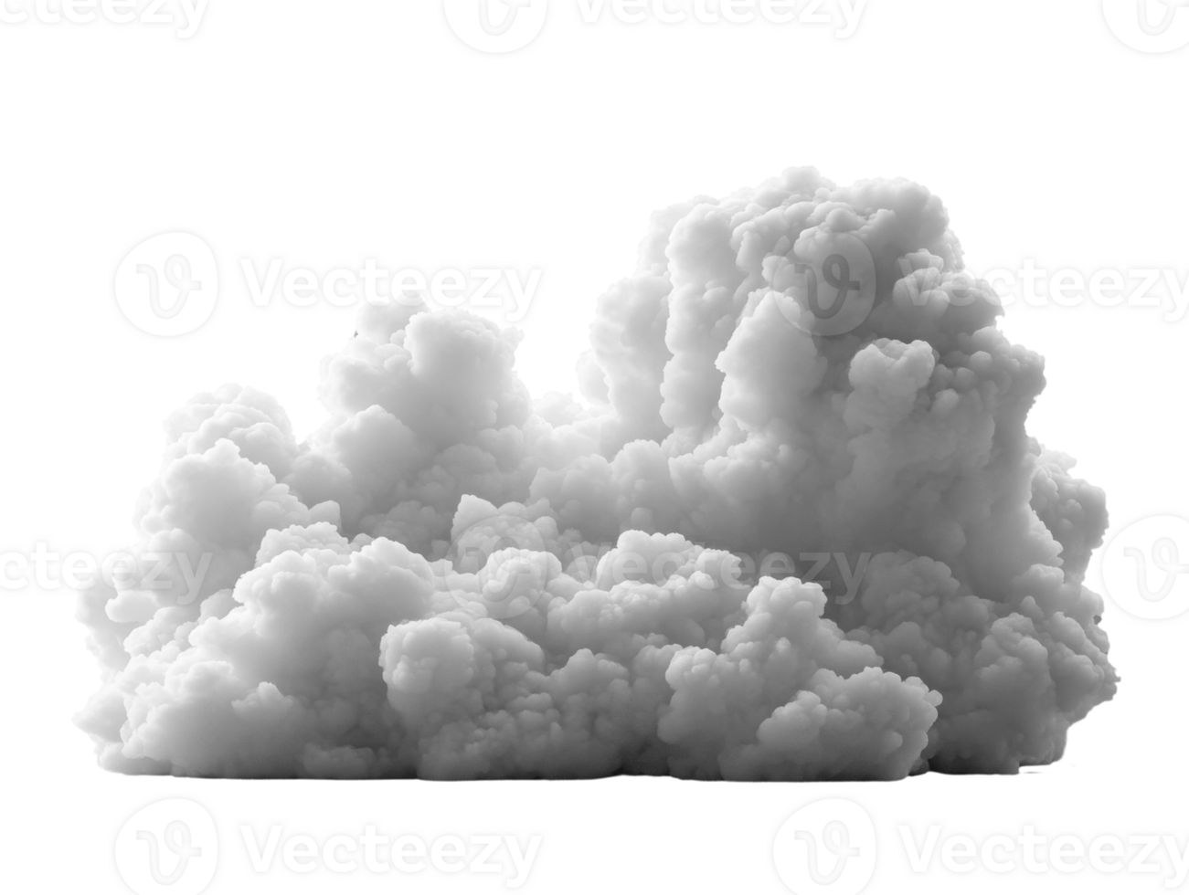 Fluffy white cloud with soft texture and billowy appearance, ideal for backgrounds or weather themes png