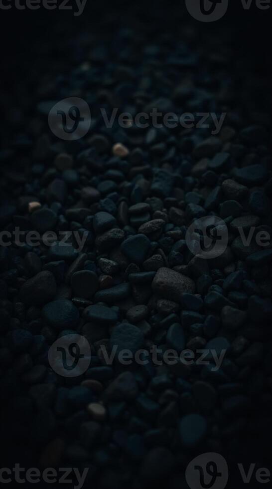 Dark Pebbles Phone Wallpaper for Minimalist Aesthetic and Natural Vibes photo