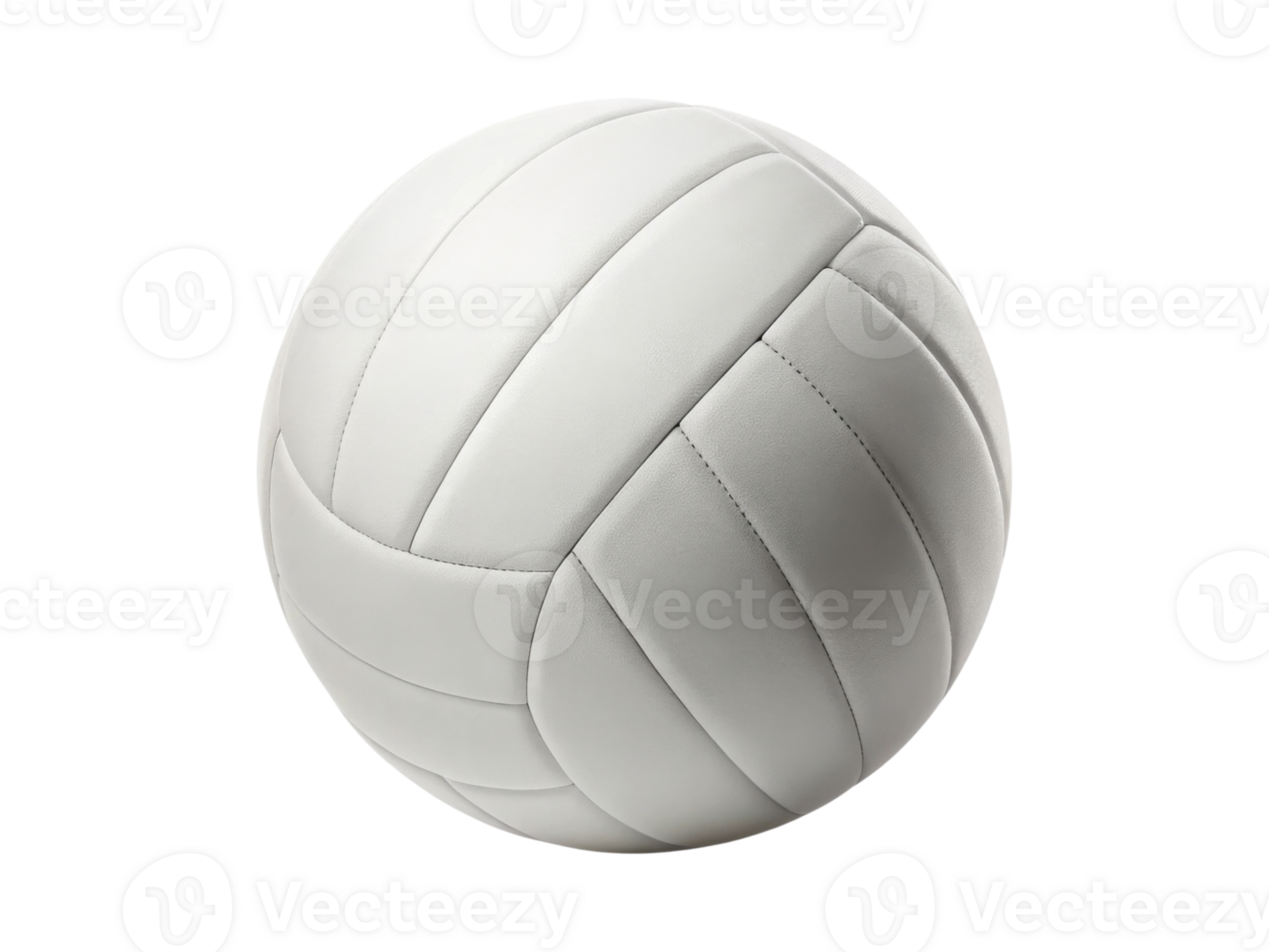 close up of white volleyball showcasing its textured surface and stitching details png
