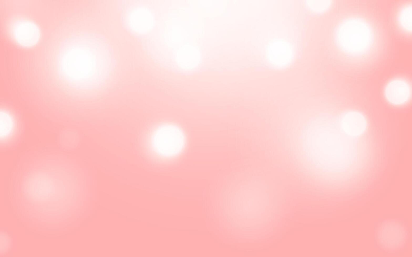 Soft Pink Bokeh Bliss Dreamy Glow with Elegant Light Spots, Background decoration vector