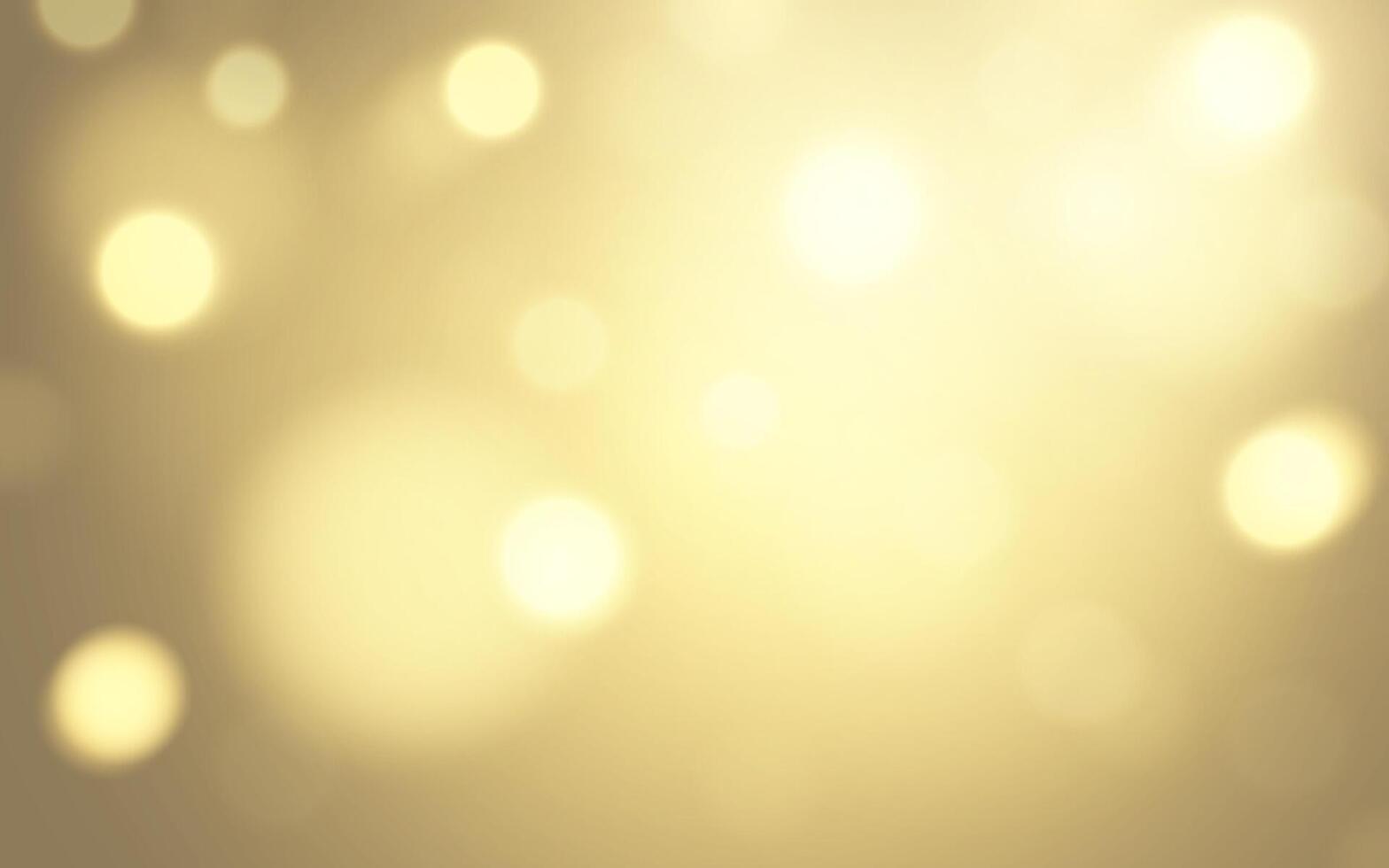 Golden Bokeh Dream Soft Glowing Lights with a Luxurious Feel, Background decoration vector