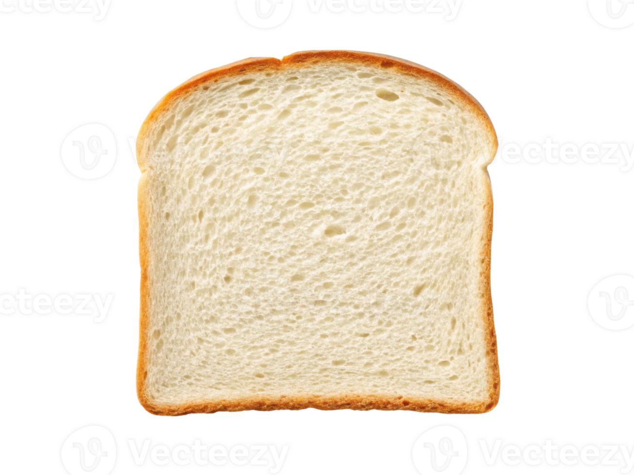 Freshly sliced white bread with soft texture and golden crust png