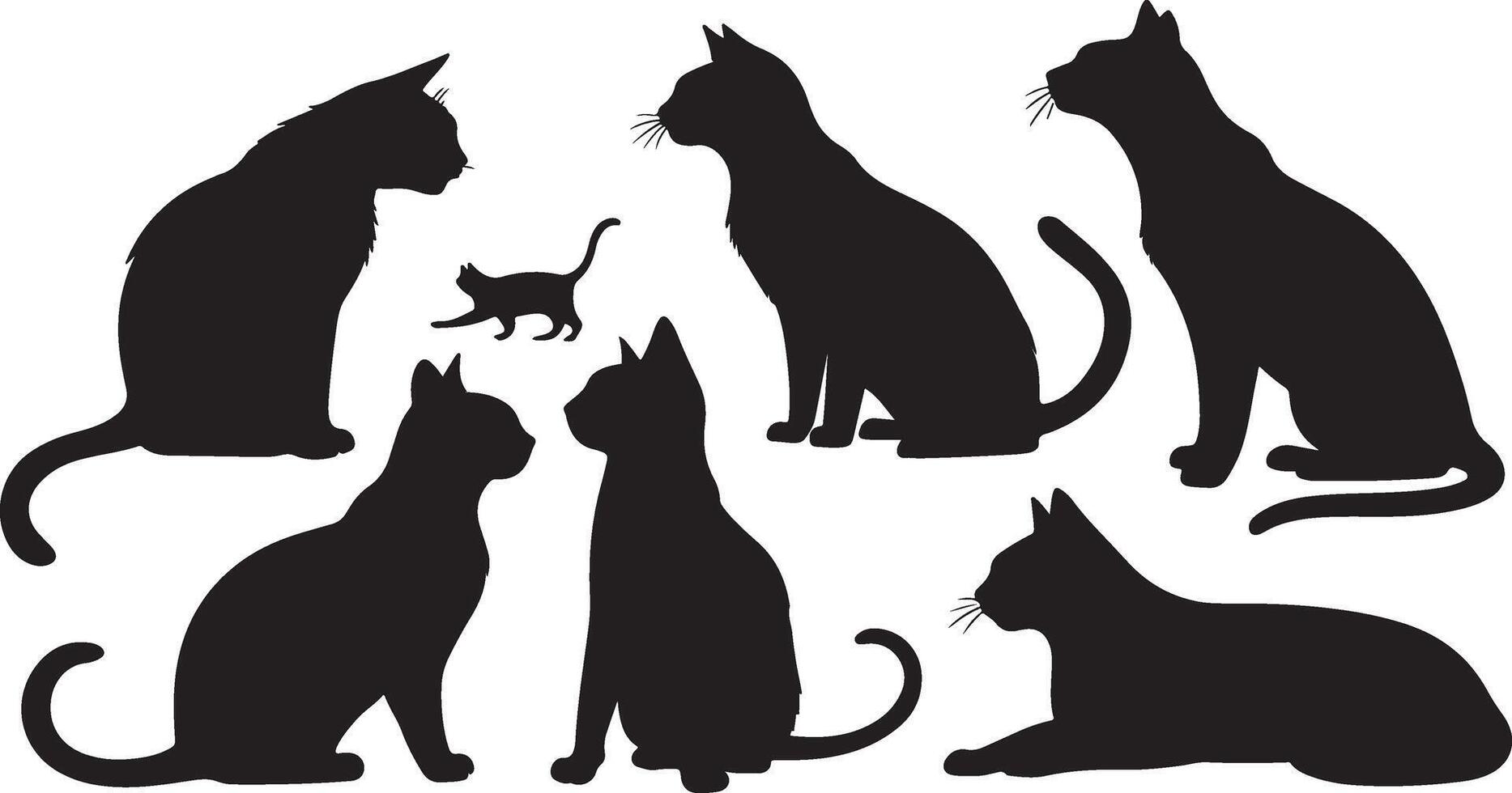 Pet friendly icon set. Included the icons as cat vector