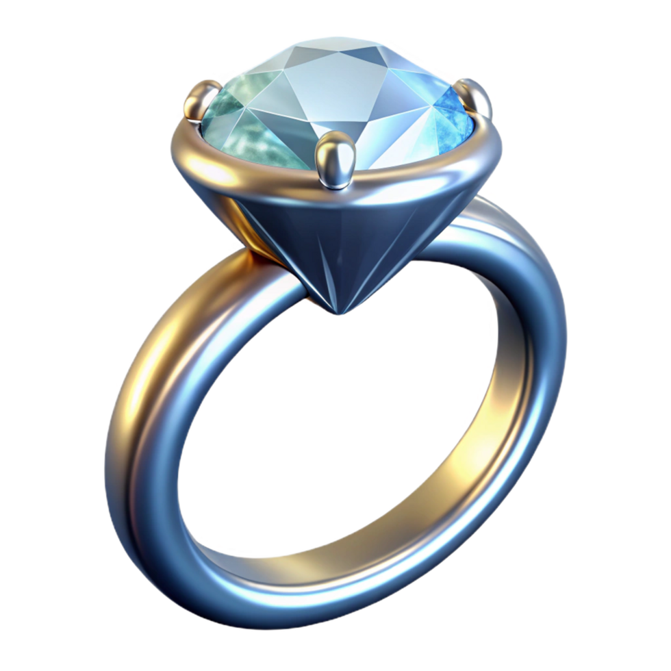 Precious diamond ring featuring handcrafted ornate patterns on transparent background png
