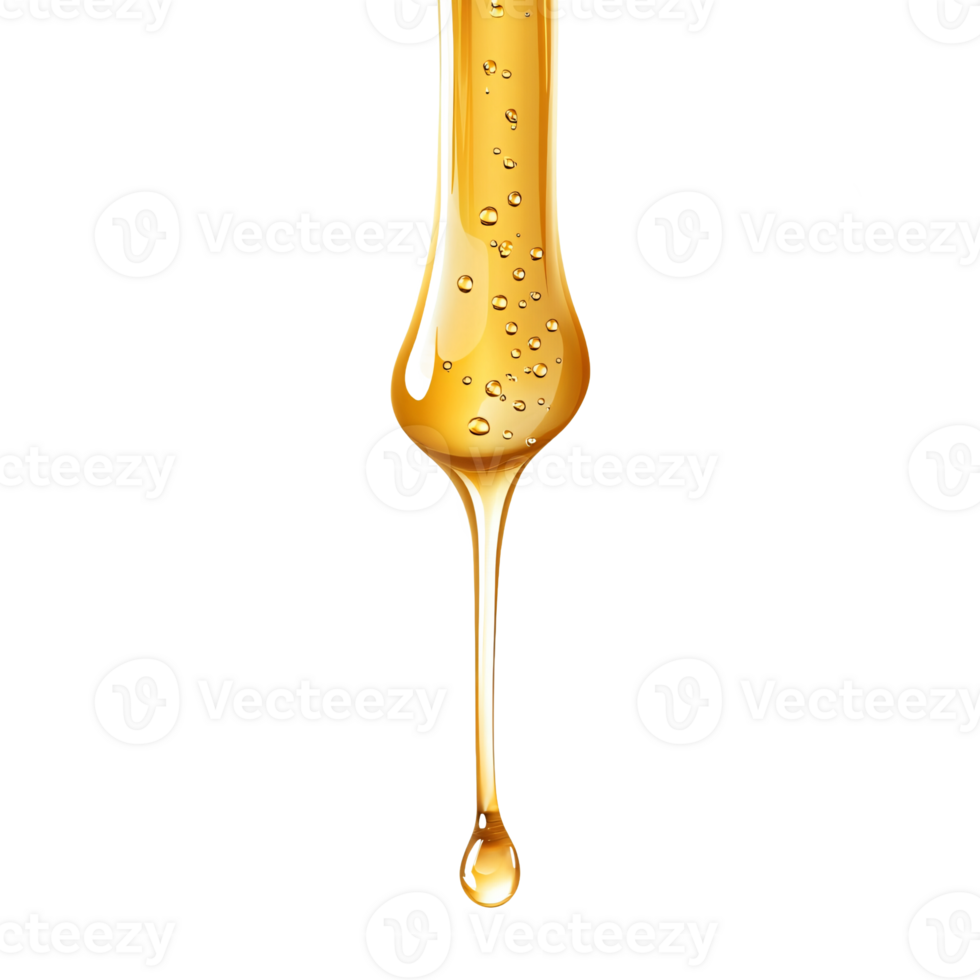 Thick and Lush Honey Streaming from a Honey Wand png
