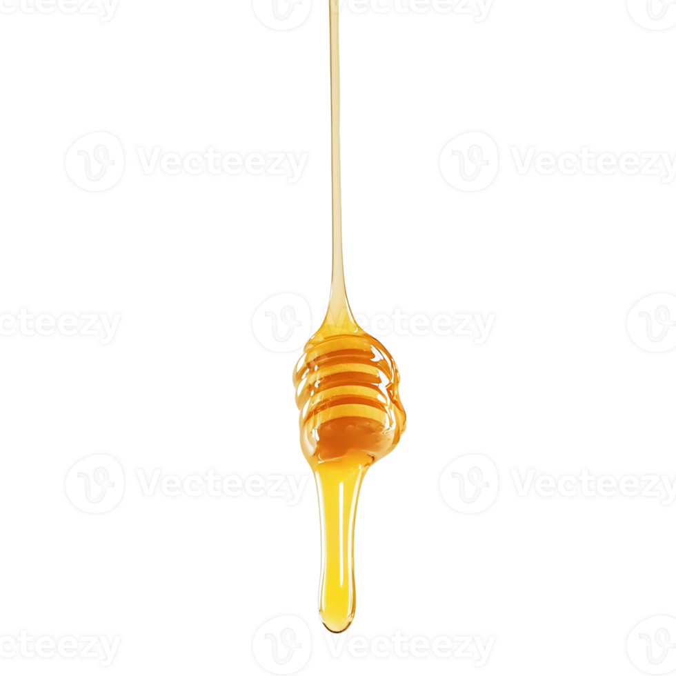 Glossy Honey Trickling Down Like Golden Syrup png