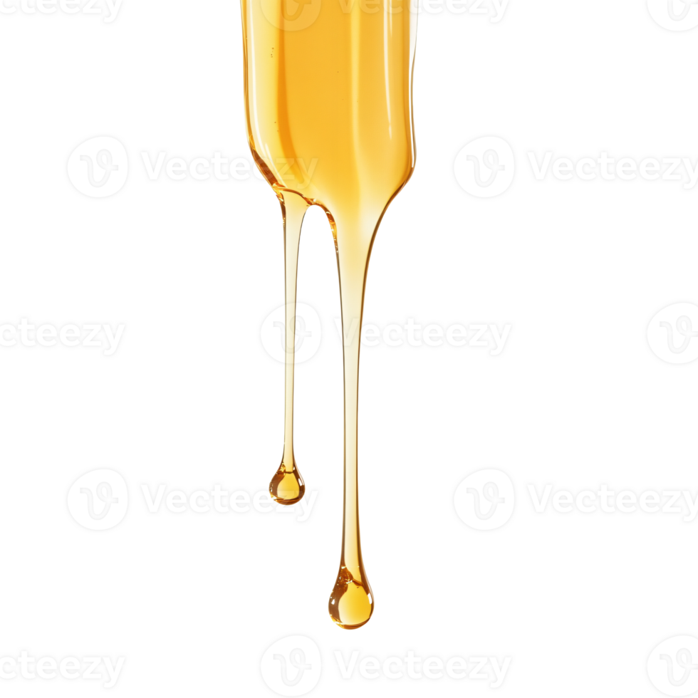 Smooth Honey Drops Forming a Captivating Flow png