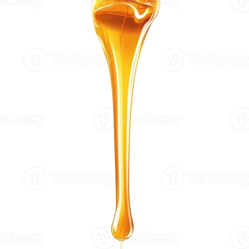 Warm, Sun-Kissed Honey Dropping in Waves png