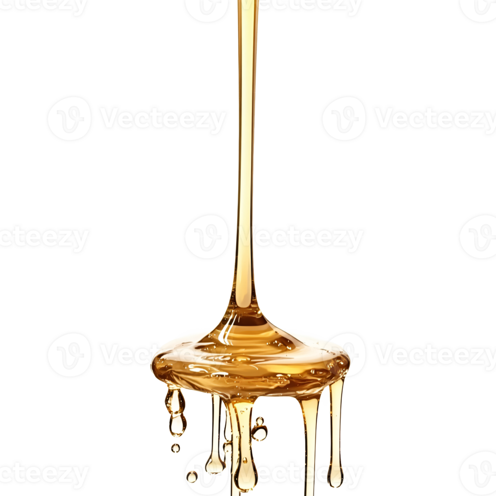 Sunlit Honey Oozing in a Sticky Drizzle png