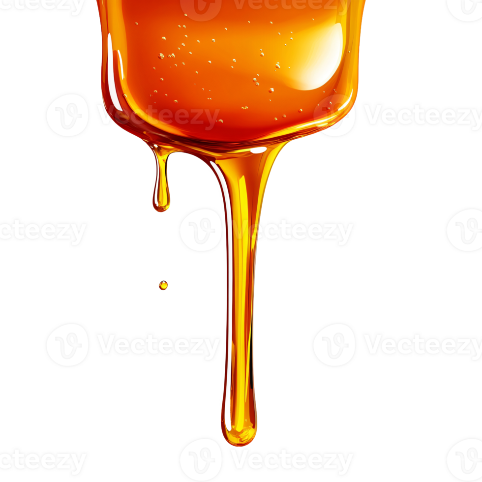 Fresh Honey Creating a Beautiful Drizzle png