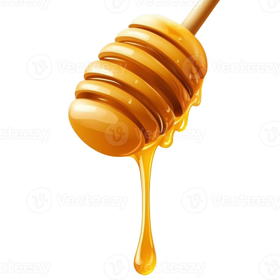 Luscious Honey Dripping with a Golden Glow png