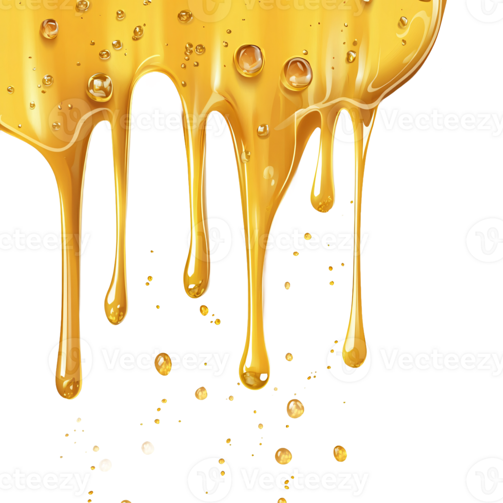 Warm and Sticky Honey Flowing Gently png